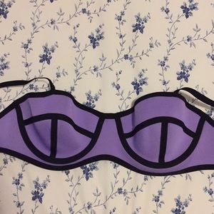 purple triangl look alike bikini top